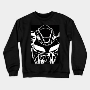 Outline Motorcycle Crewneck Sweatshirt